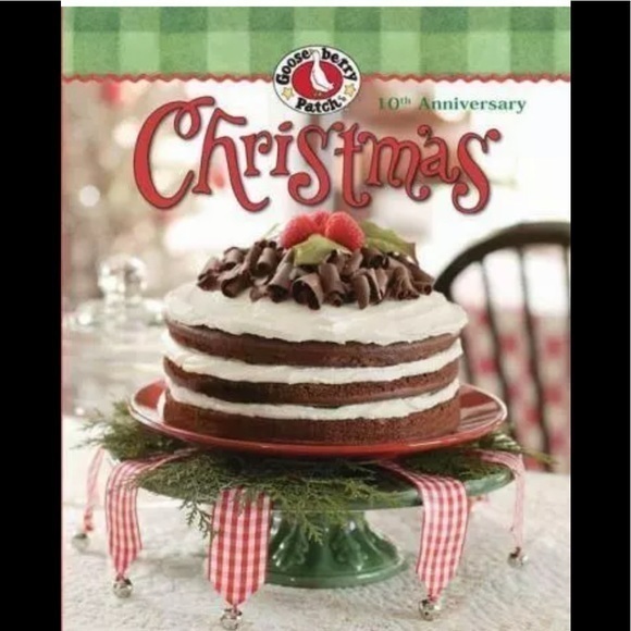 GOOSEBERRY PATCH “CHRISTMAS” 10th anniversary recipes & crafts hard cover book - Picture 1 of 9